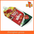 Spout Top Sealing and Gravure Printing Surface Handling Standing Juice Pouch